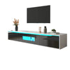 Hochglanz TV-Schrank mit LED-Beleuchtung – 180 cm