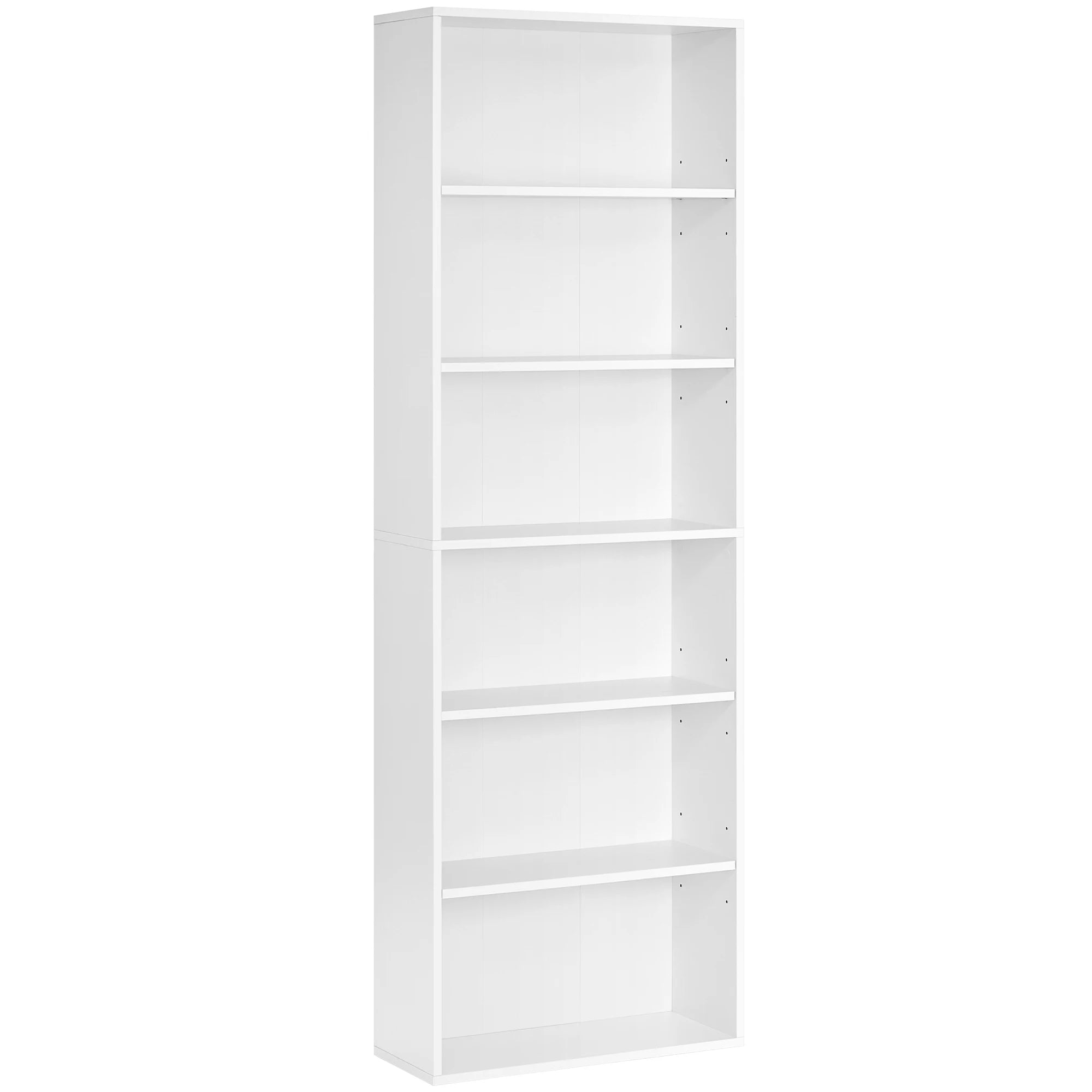 VASAGLE Bücherregal, mit 6 Ebenen, Standregal, Aufbewahrungsregal, für Wohnzimmer